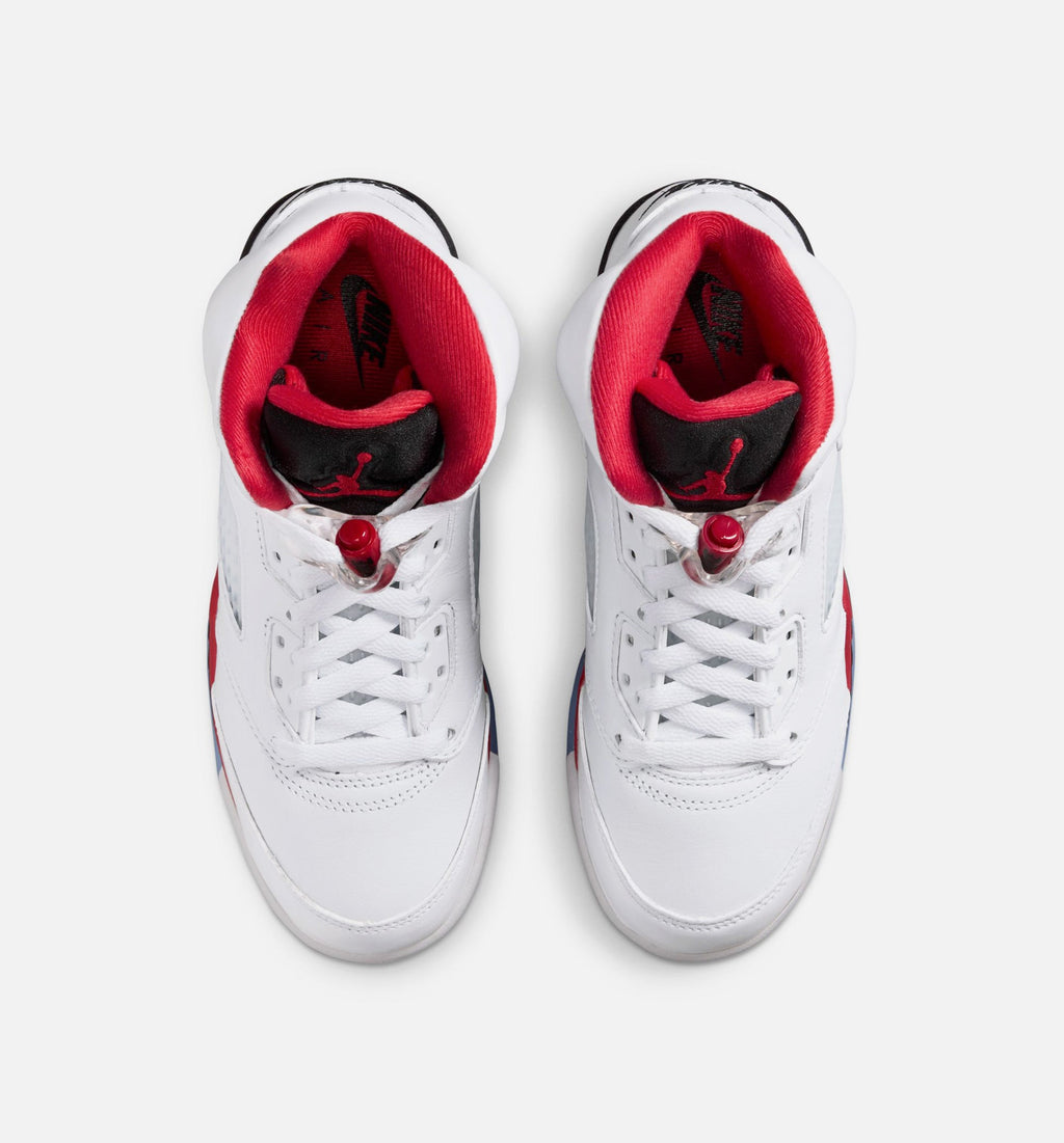 Air Jordan 5 Retro Fire Red Grade School Shoes