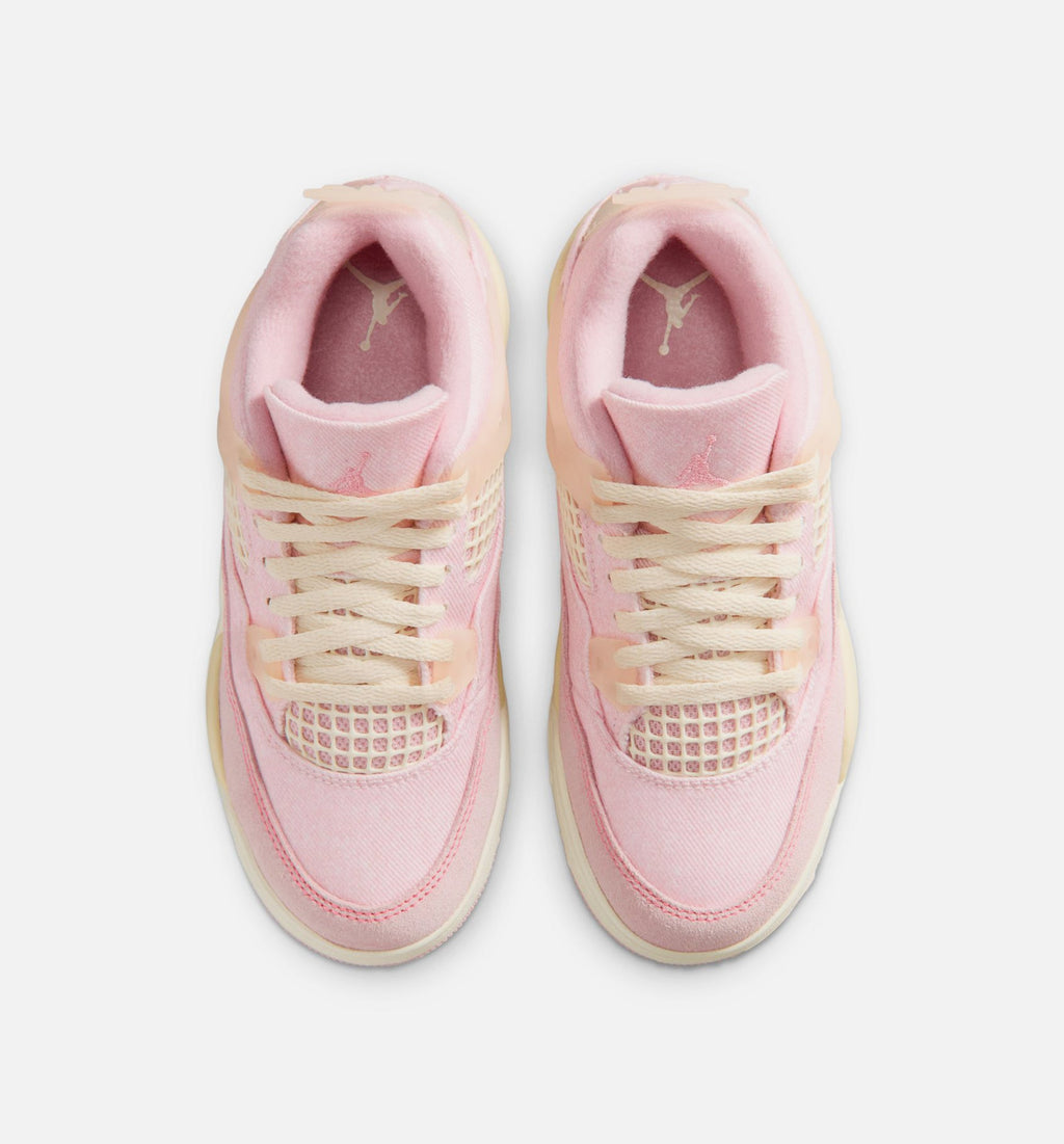 Air Jordan 4 Retro Pink Pearl and Iced Carmine Preschool Shoes