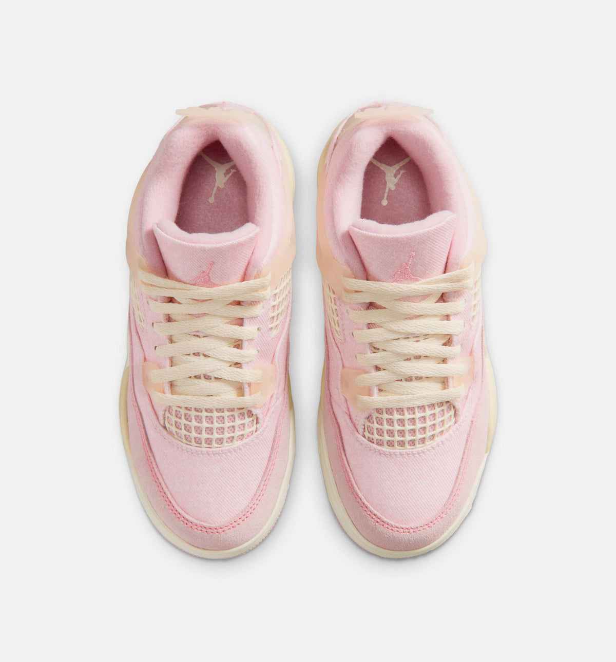 Air Jordan 4 Retro Pink Pearl and Iced Carmine Preschool Shoes