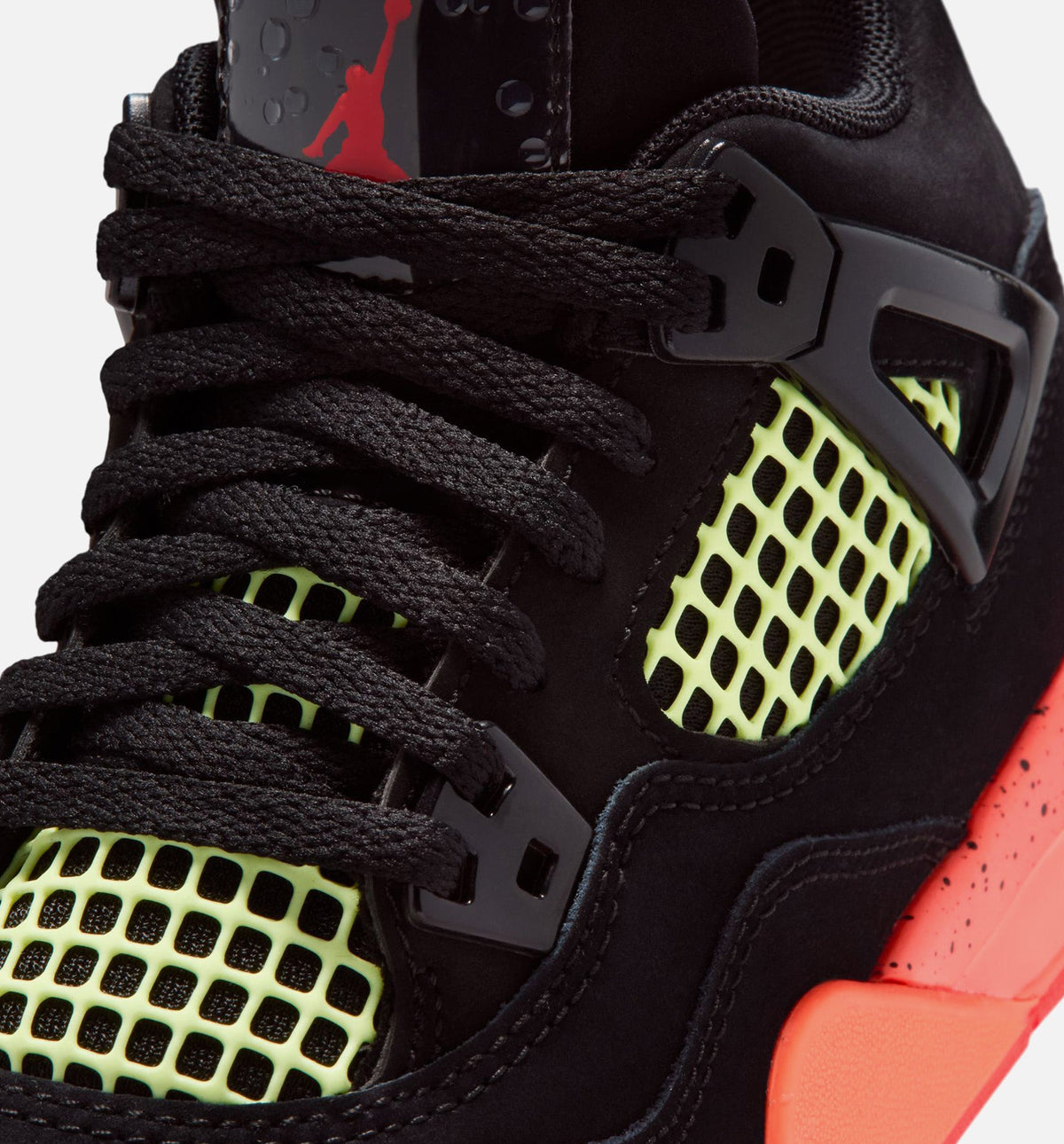 Air Jordan 4 Retro Black Infrared 23 Preschool Shoes