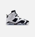 Air Jordan 6 Retro Black and White Grade School Shoes