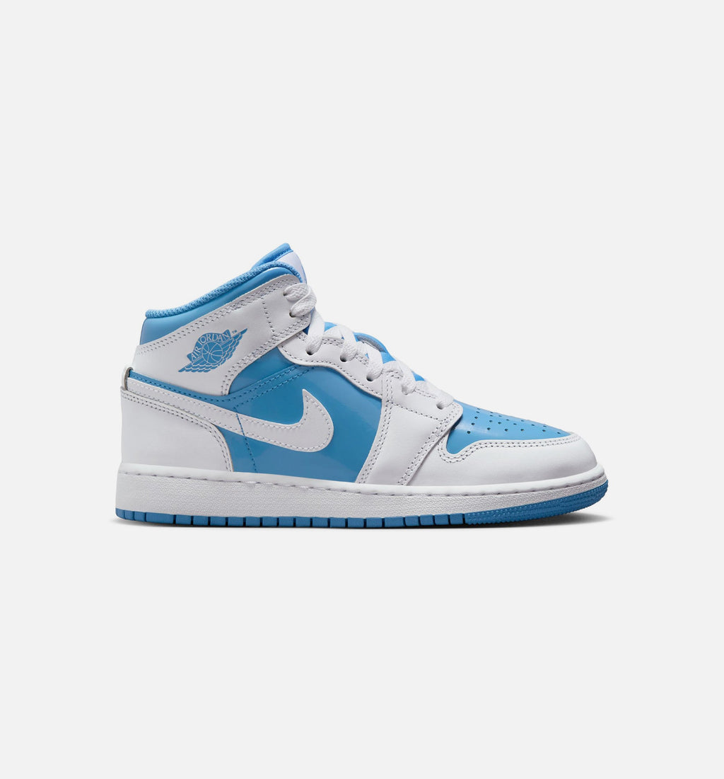Air Jordan 1 Mid Legend Blue Grade School Shoes