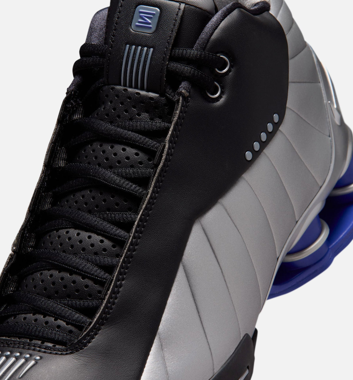Shox BB4 OG Black and Metallic Silver Men's Shoes
