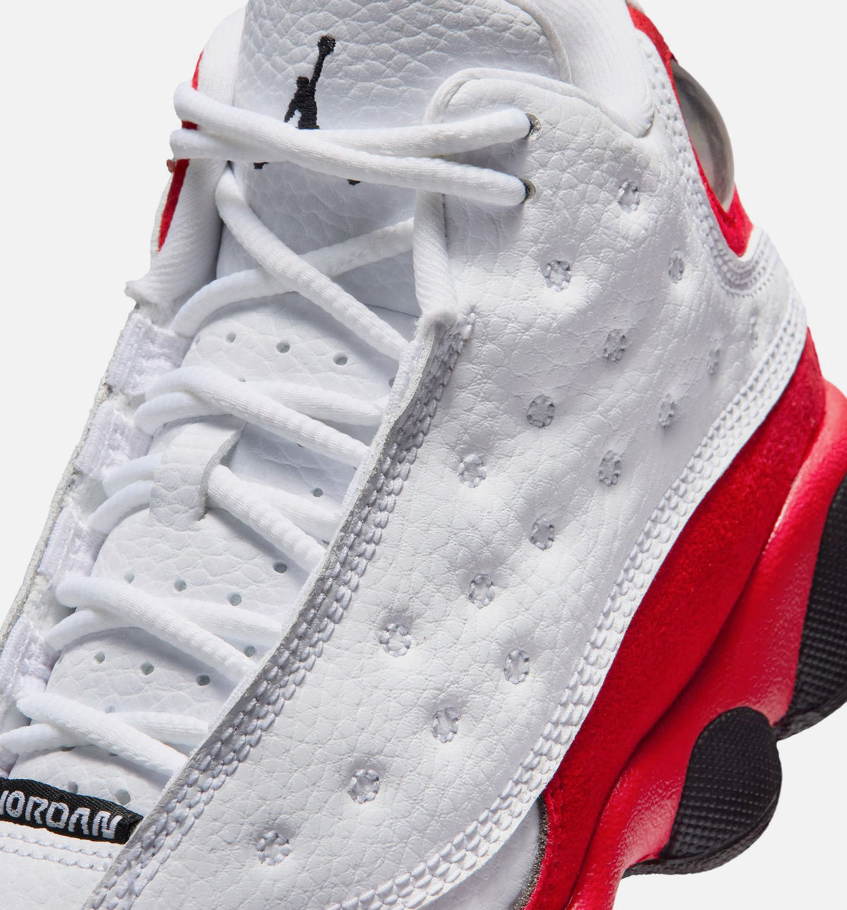 Air Jordan 13 Retro White and University Red Preschool Shoes