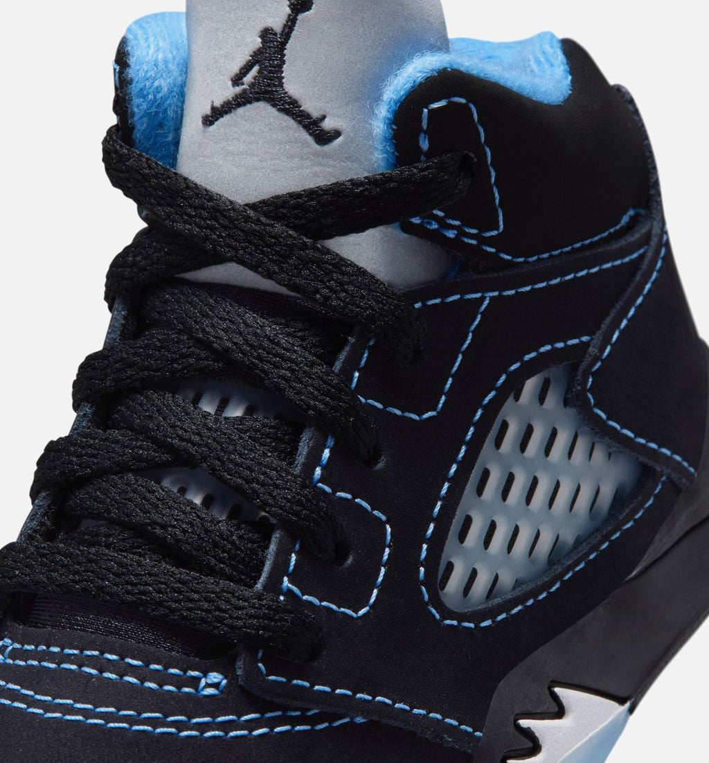 Air Jordan 5 Retro Black Carolina Infant/Toddler Shoes