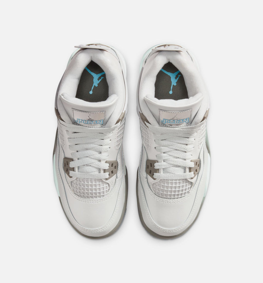 Air Jordan 4 Retro Blue Chill Grade School Shoes