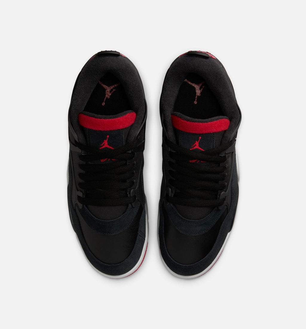 Air Jordan 4 RM Black Wolf Grey Men's Shoes