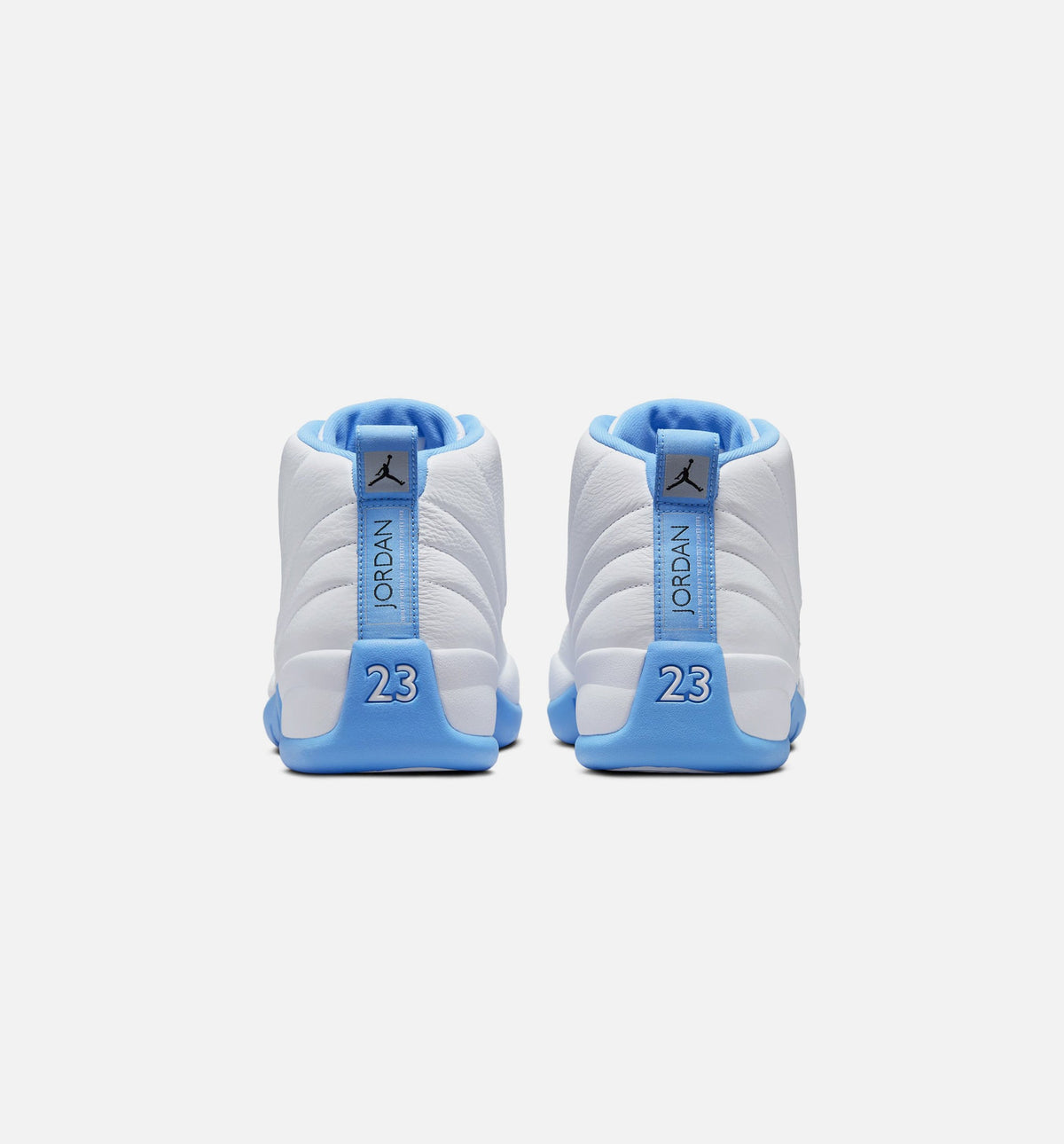 Air Jordan 12 Retro White and University Blue Men's Shoes