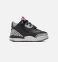 Air Jordan 3 Retro Black Cement Infant/Toddler Shoes