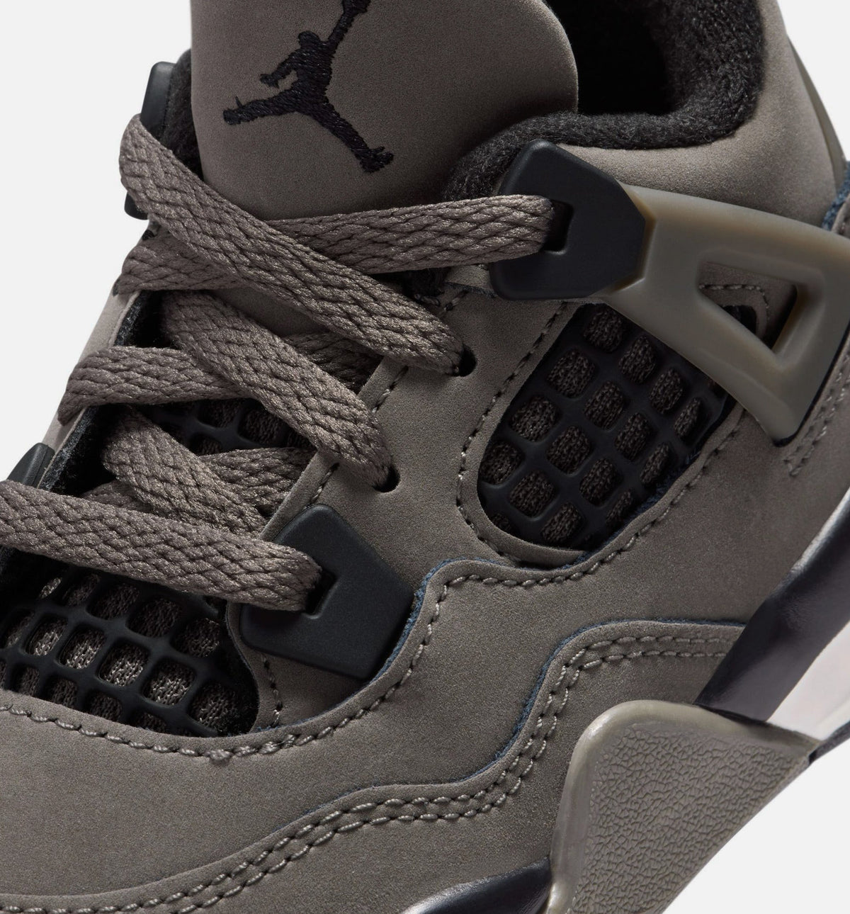 Air Jordan 4 Retro Cave Stone and Black Infant/Toddler Shoes
