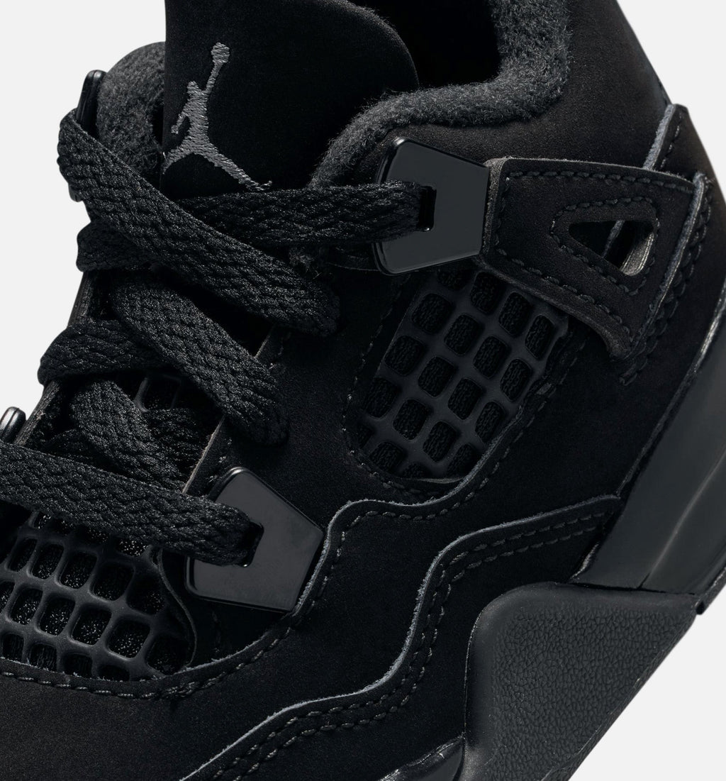 Air Jordan 4 Retro Black Cat Infant/Toddler Shoes