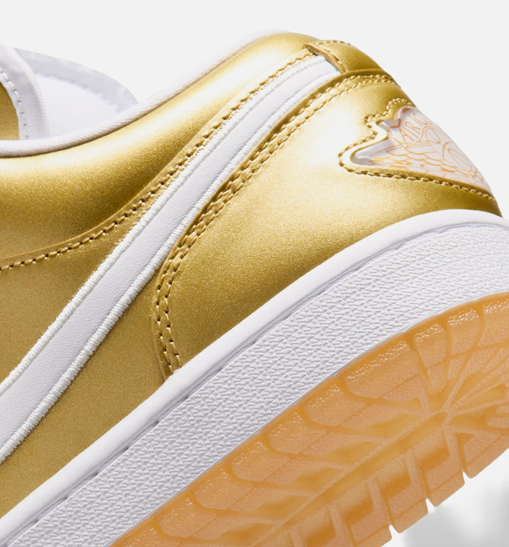 Air Jordan 1 Low Gold Women's Shoes