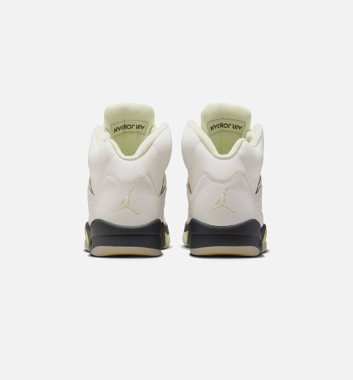 Air Jordan 5 Retro Luminous Green and Sail Women's Shoes