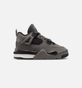 Air Jordan 4 Retro Cave Stone and Black Infant/Toddler Shoes
