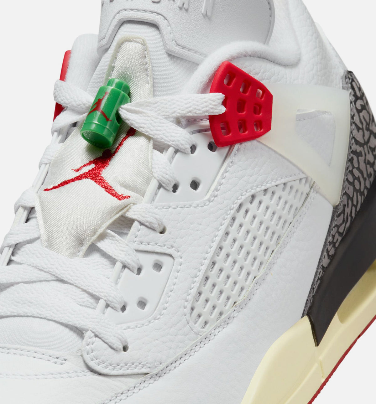 Spizike Low White and Varsity Red Men's Shoes