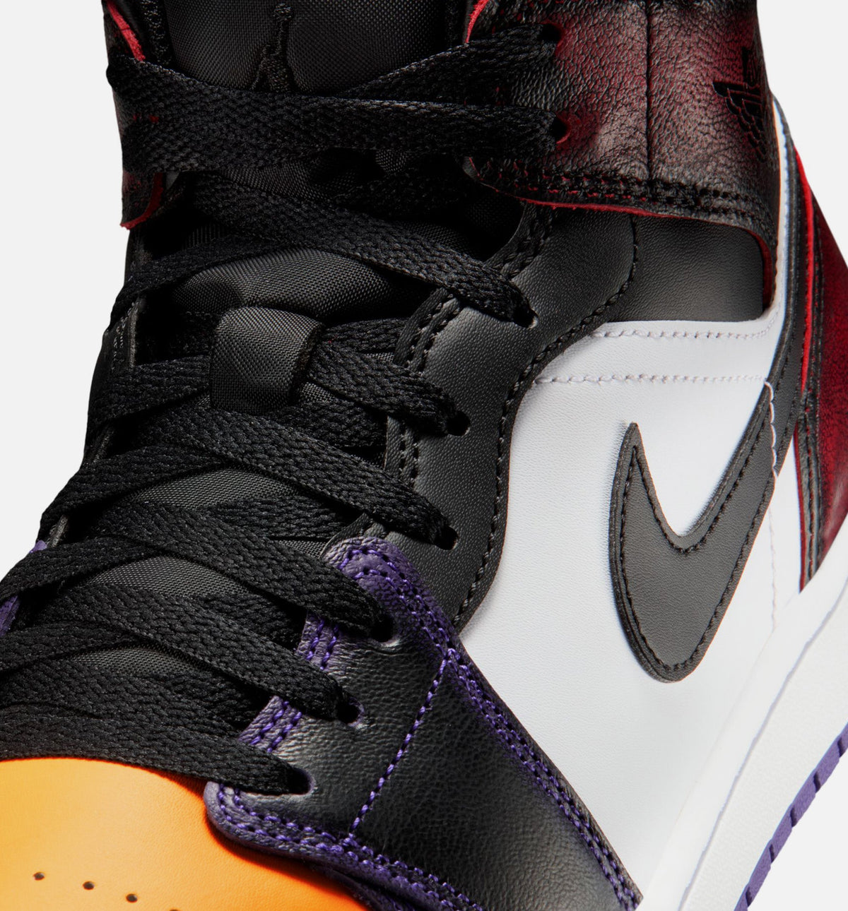 Air Jordan 1 Mid SE True Red Court Purple Men's Shoes