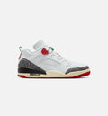 Spizike Low White and Varsity Red Men's Shoes