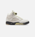 Air Jordan 5 Retro Luminous Green and Sail Women's Shoes