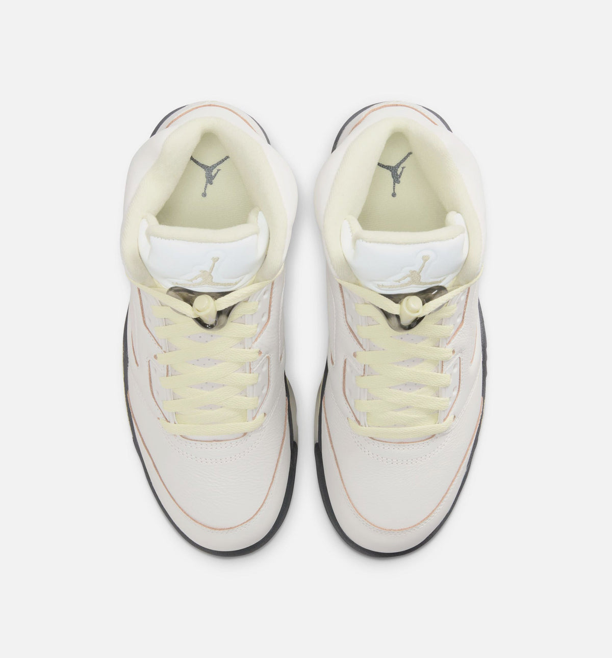 Air Jordan 5 Retro Luminous Green and Sail Women's Shoes