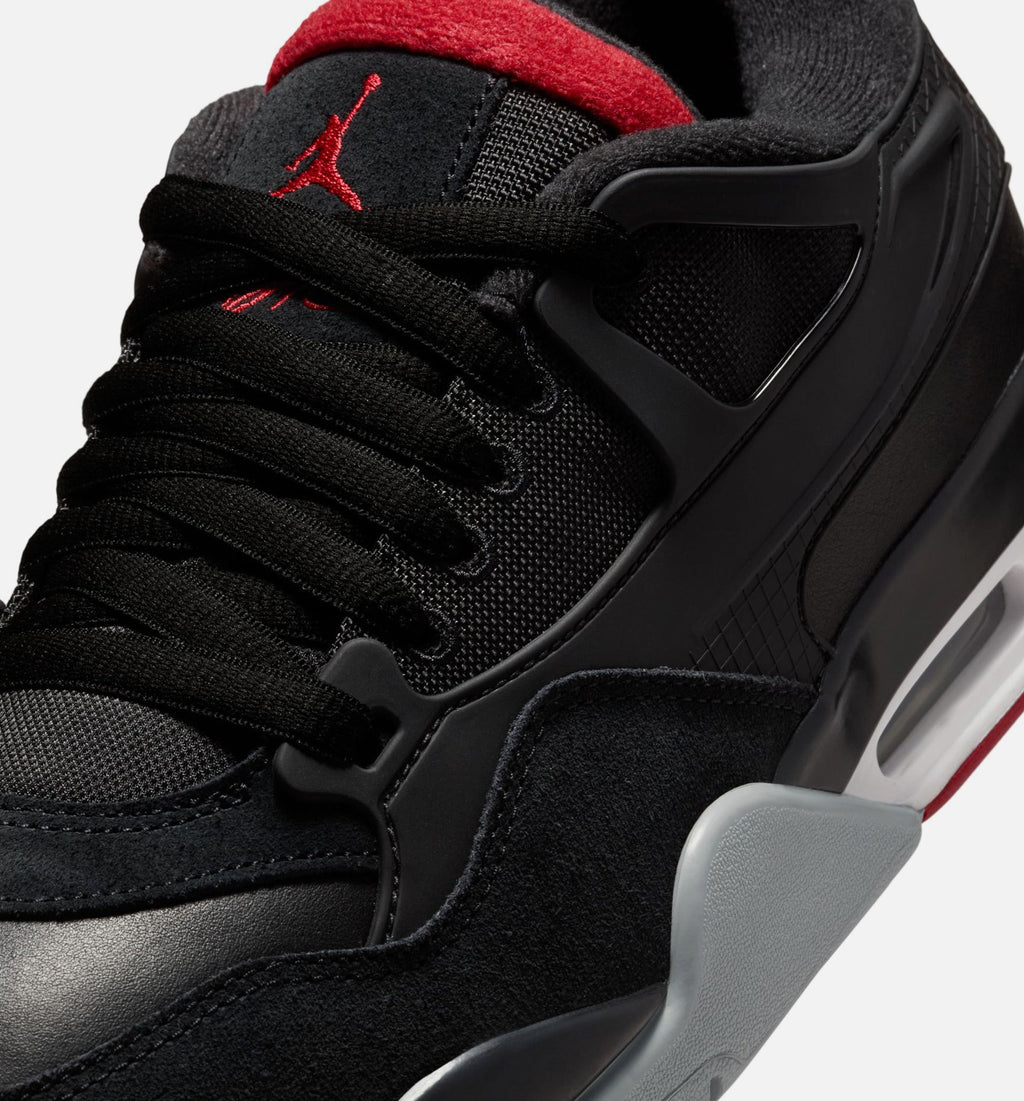 Air Jordan 4 RM Black Wolf Grey Men's Shoes