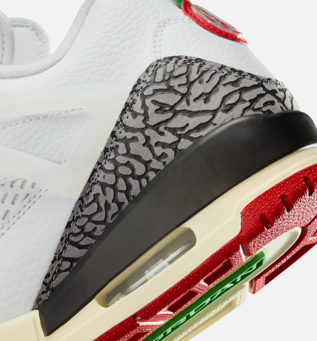 Spizike Low White and Varsity Red Men's Shoes