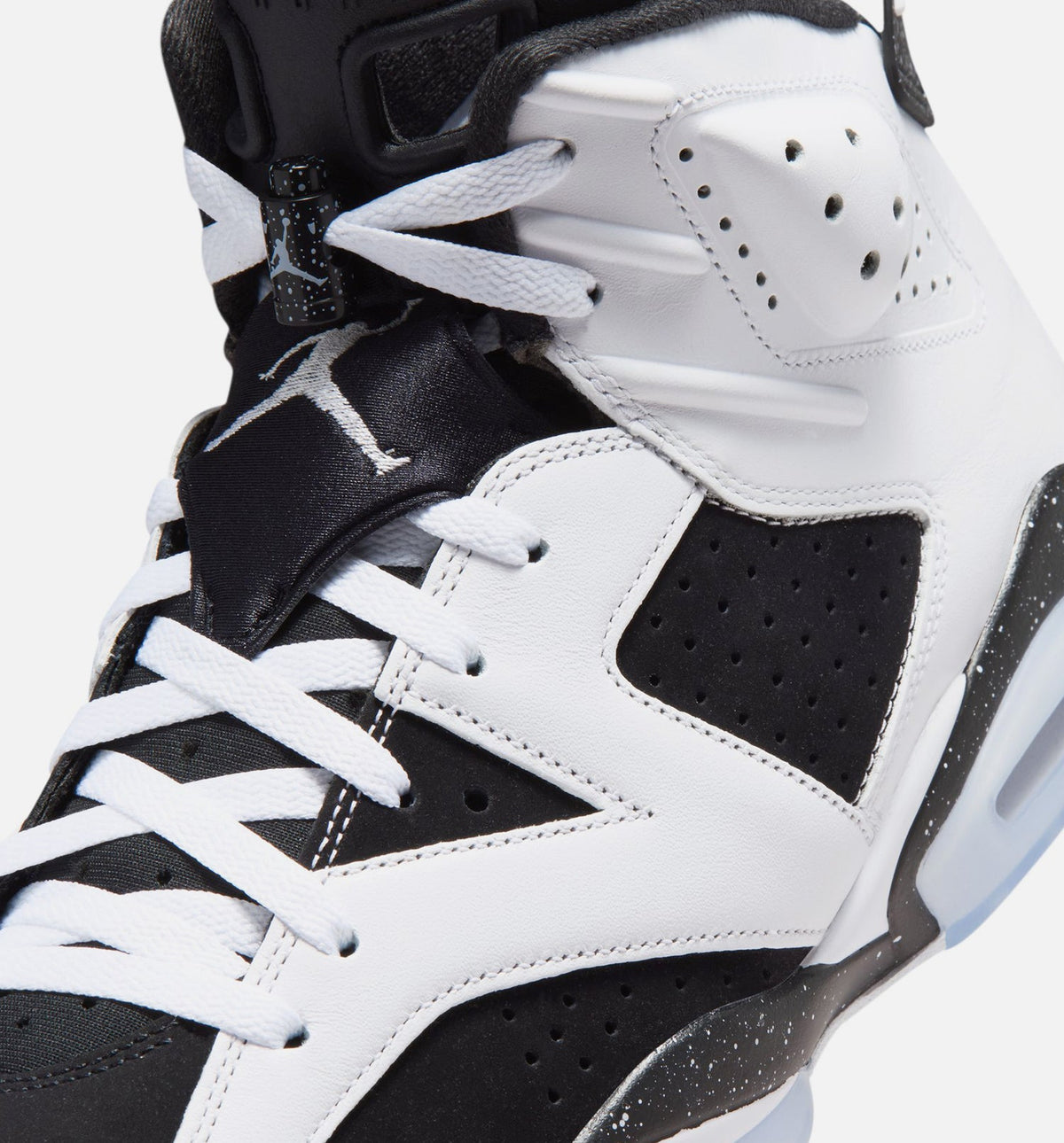 Air Jordan 6 Retro Black and White Men's Shoes