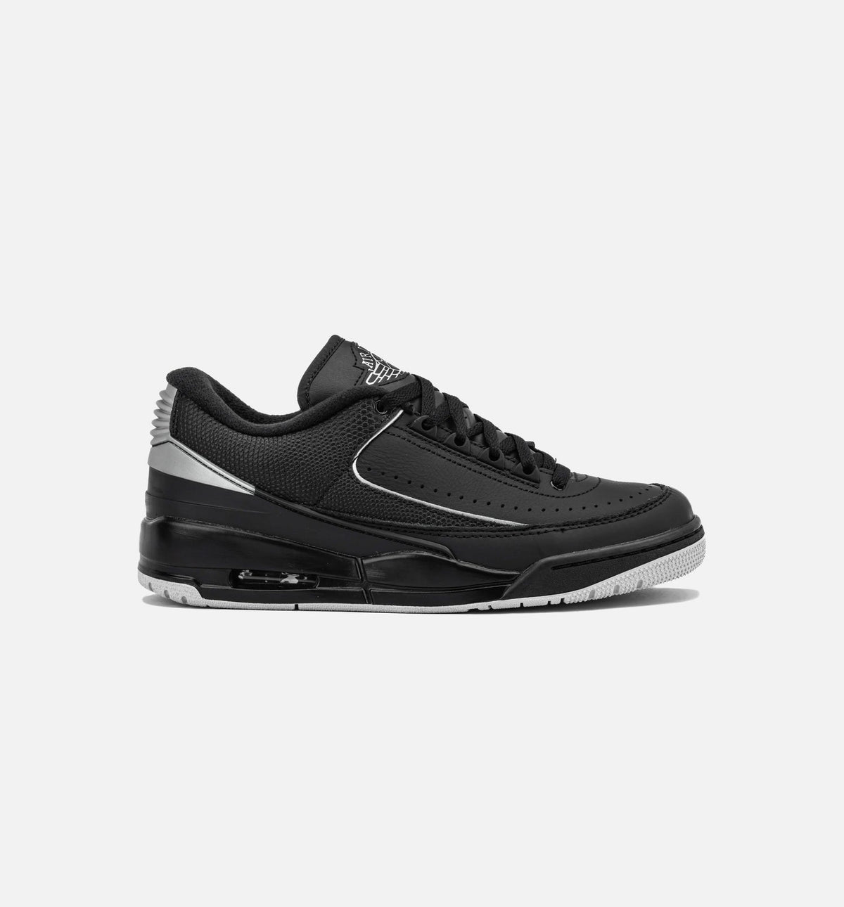 Air Jordan 23 Black and Metallic Silver Men's Shoes