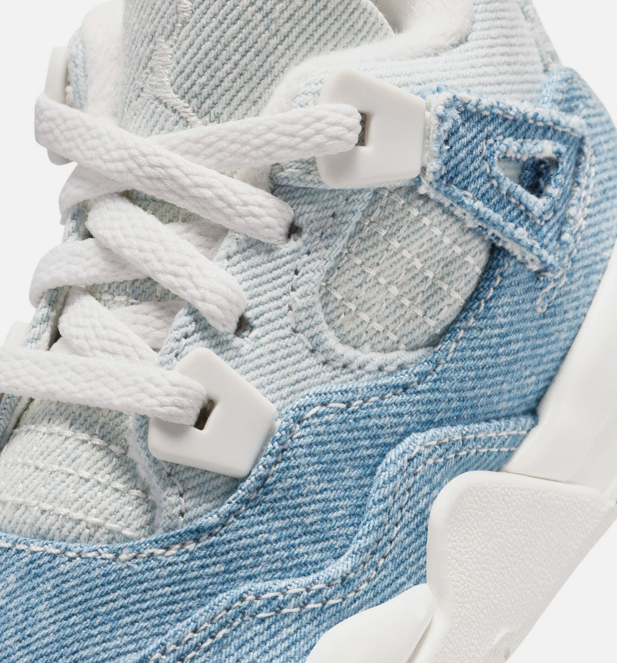 Air Jordan 4 Retro Worn Blue Infant/Toddler Shoes