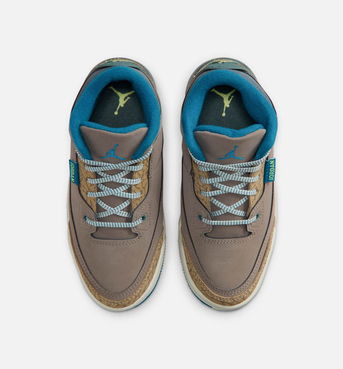 Air Jordan 3 Retro Olive Grey Preschool Shoes
