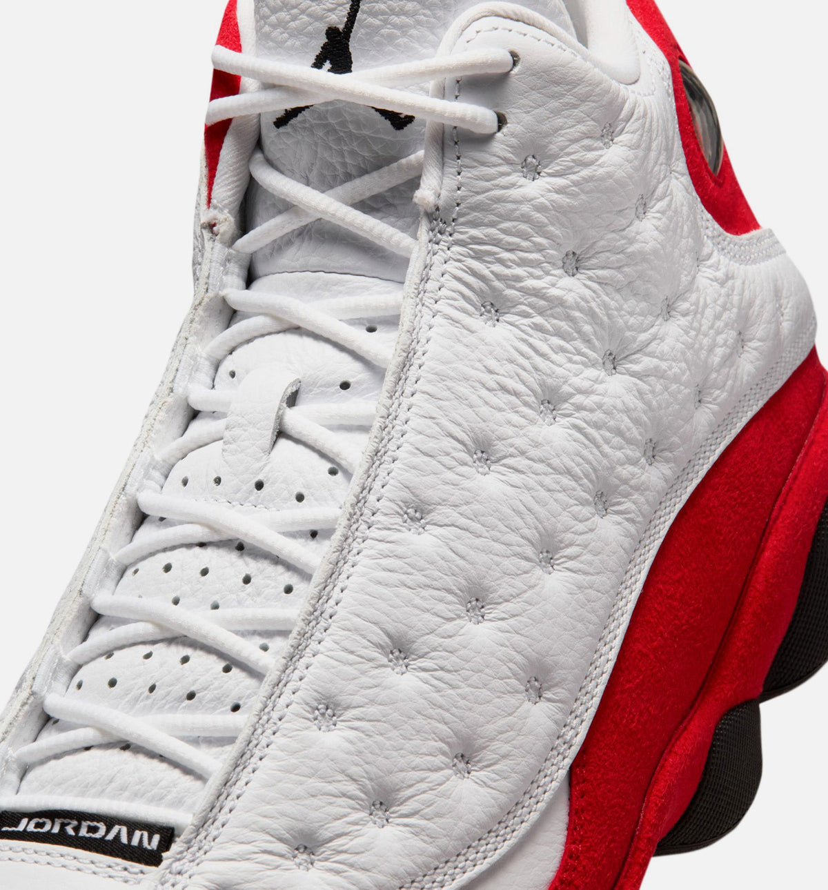 Air Jordan 13 Retro White and University Red Men's Shoes